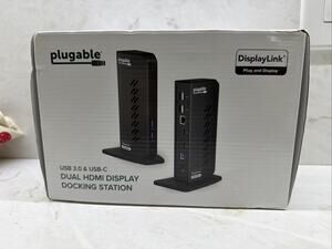 Plugable USB 3.0 & USB-C Dual HDMI Docking Station UD-3900Z